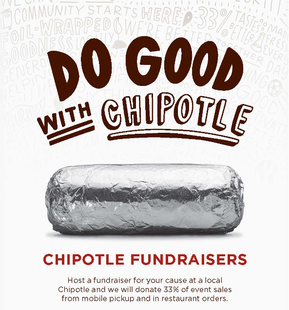 chipotle fundraisers give back